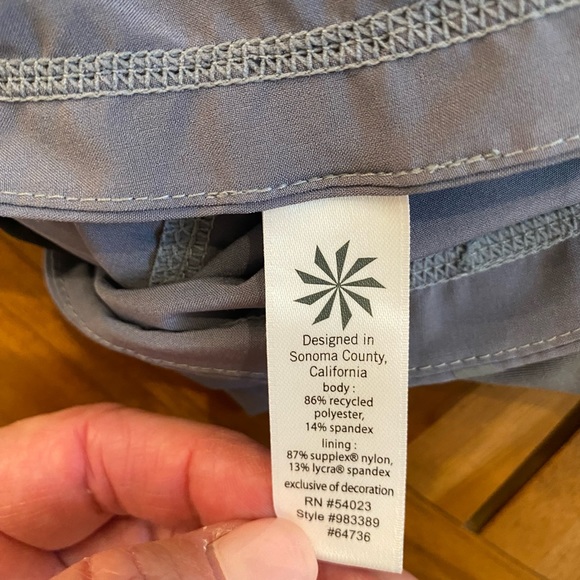 Set of 2, running/workout shorts with built-in liners by Athleta - Picture 7 of 8